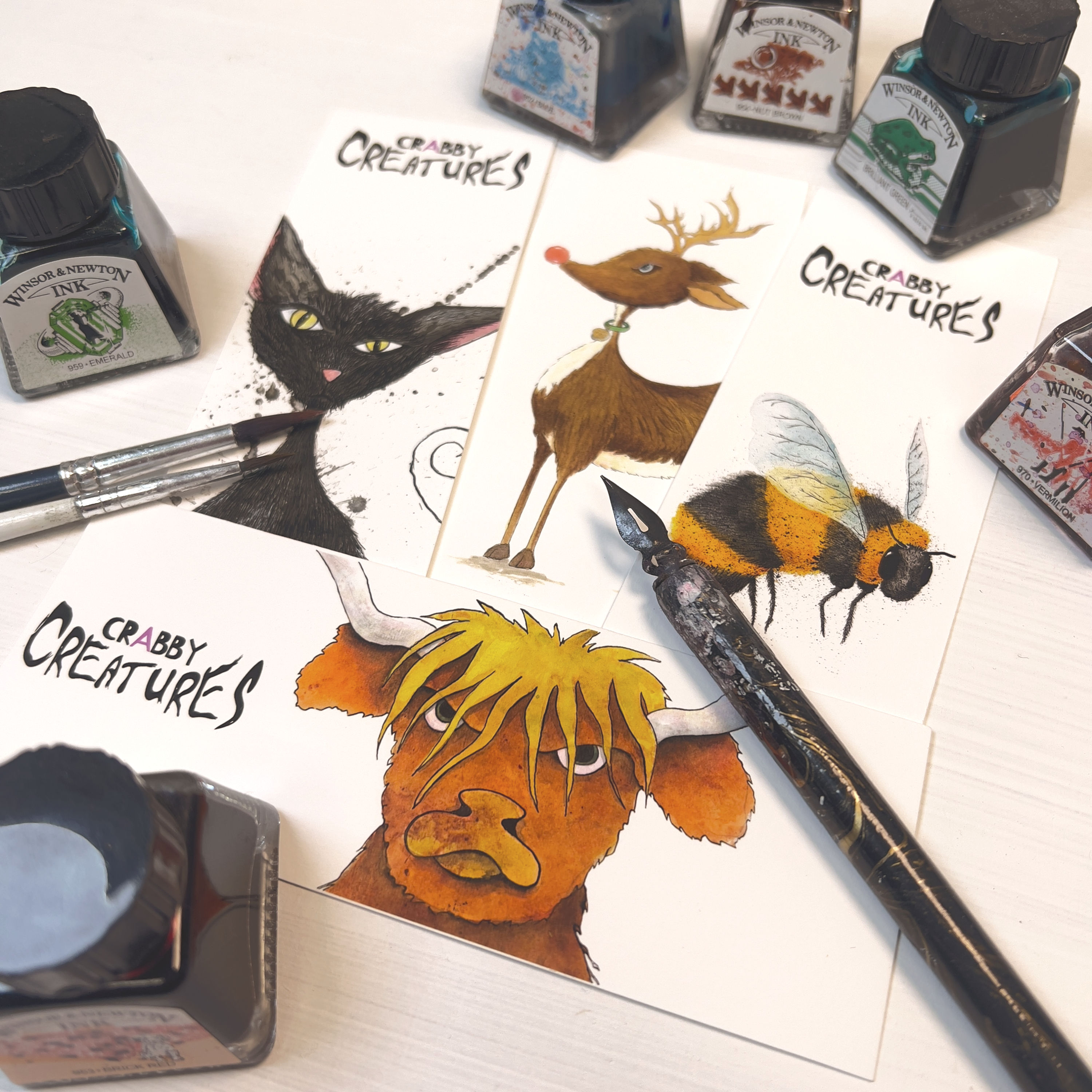 Customised Crabby Creature Book Mark