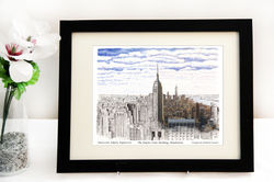 New York watercolorlast