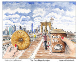 cafe bageluspapaer8x10