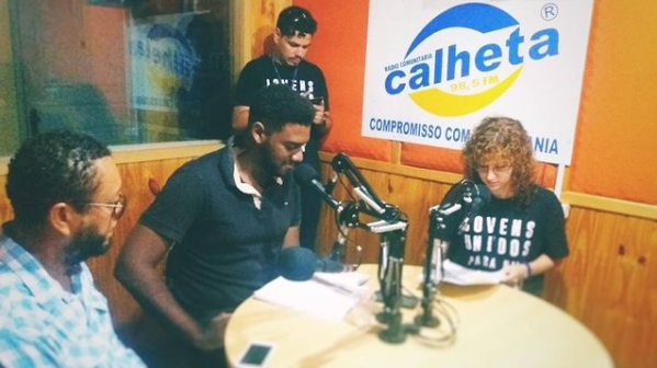 Registro do primeiro programa Juventude Antenada realizado no dia 31 de março de 2017