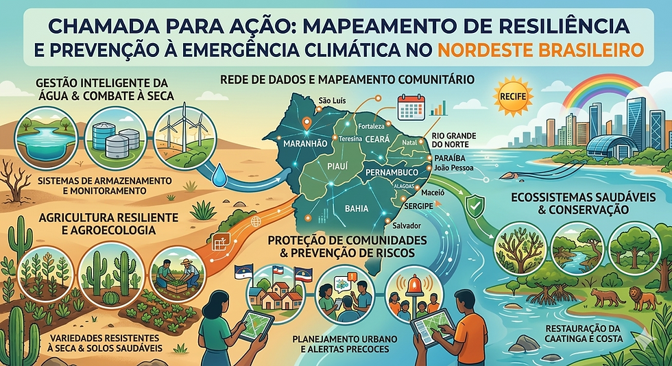 Nordeste Transparente inicia Mapeamento de Iniciativas da Sociedade Civil voltadas à Resiliência Climática