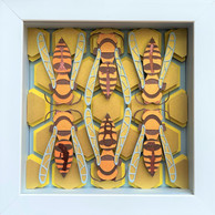 Peter E Roberts_Murder Hornets_Papercut_7 x 7.JPEG