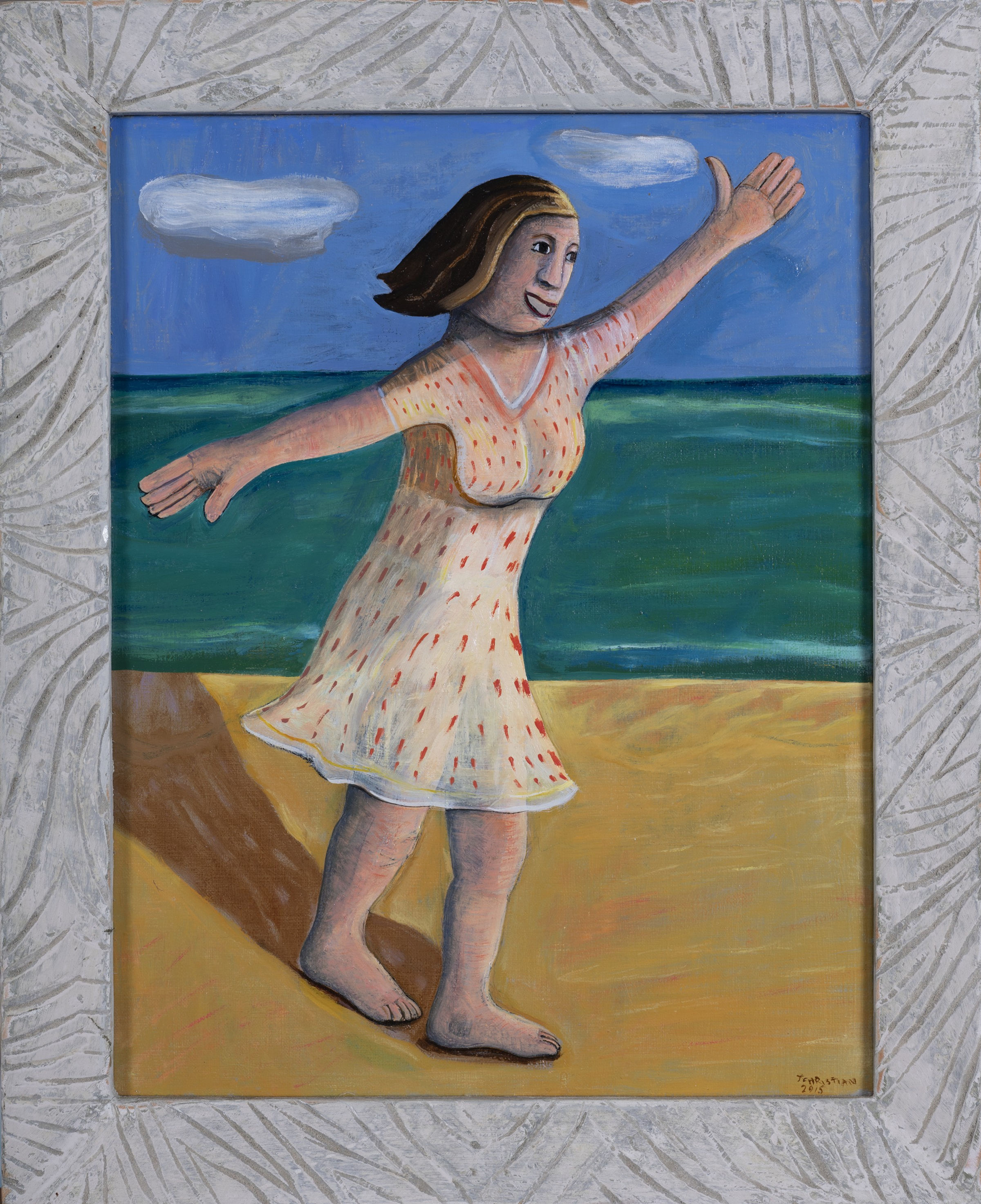 Julia Christian-"Girl on Beach"