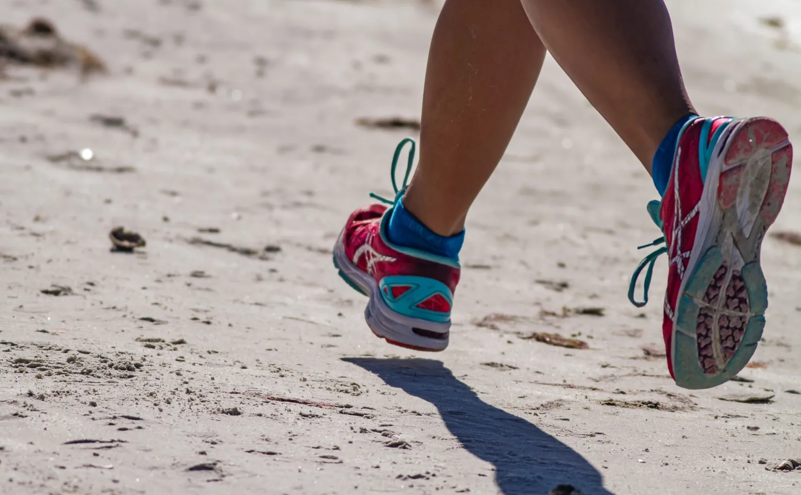running on sand