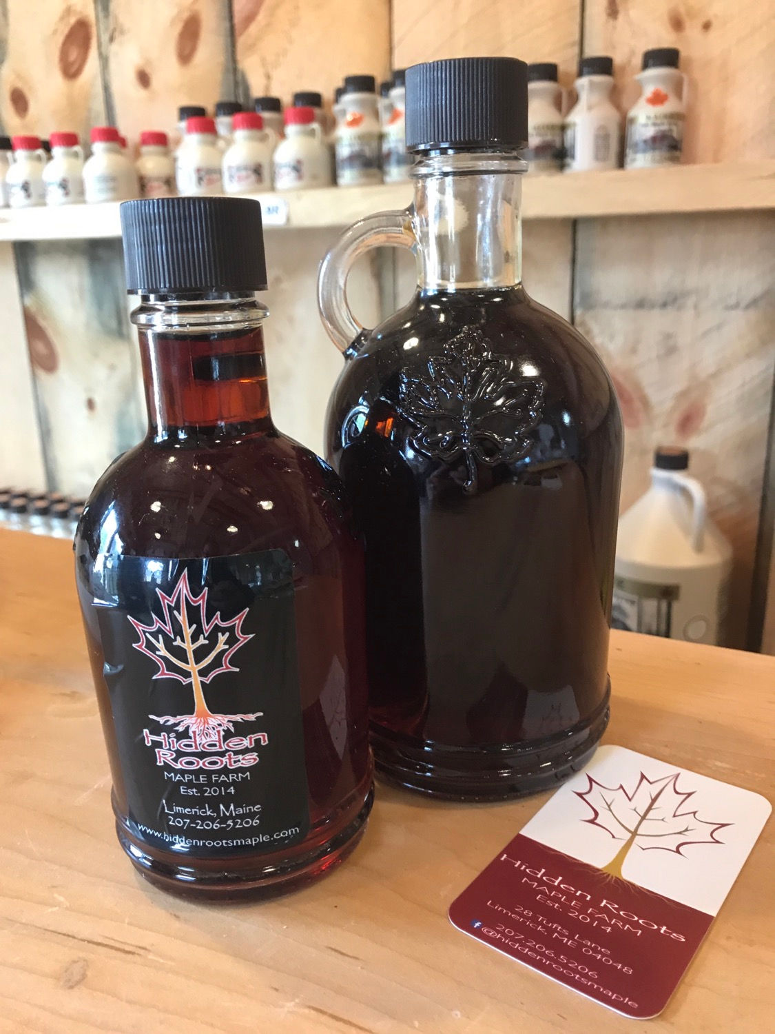 Glass Bottled Dark Syrup