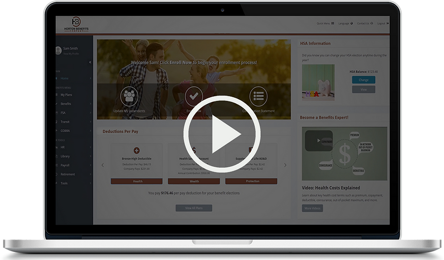 Our web-based platform eliminates the frustrations of traditional group health insurance enrollment and replaces them with enjoyable experiences for benefits administrators and employees. 