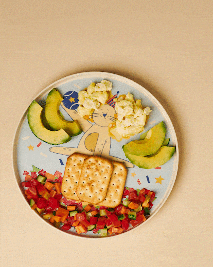 גיף של צלחת