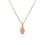 Thumbnail: Hamsa Pave' Necklace in white gold