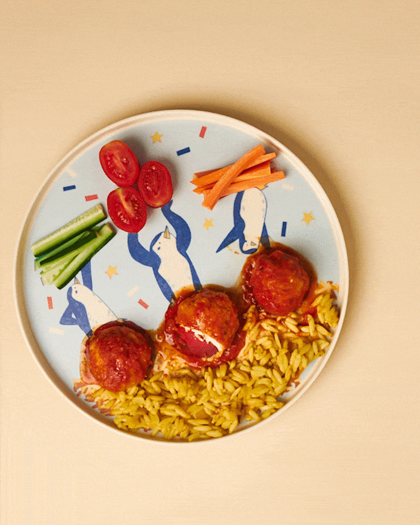 גיף של צלחת