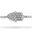 Thumbnail: Hamsa Pave' Bracelet in Yellow gold