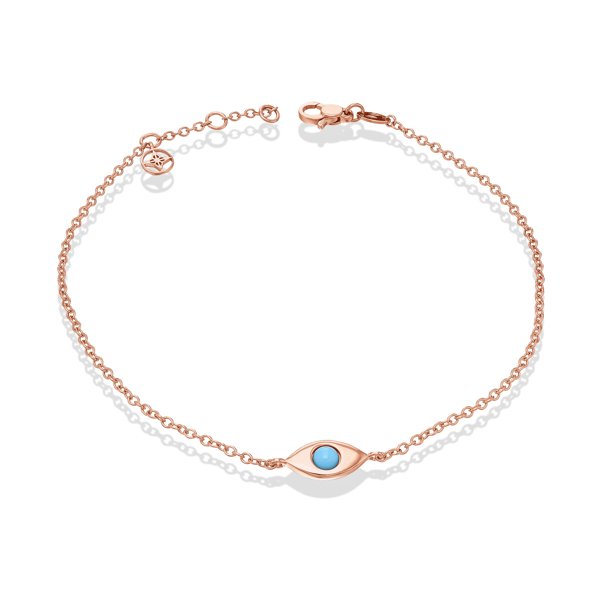 EyeBall Anklet-Rose Gold