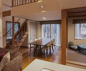 軽井沢 戸建て
森と調和する別荘