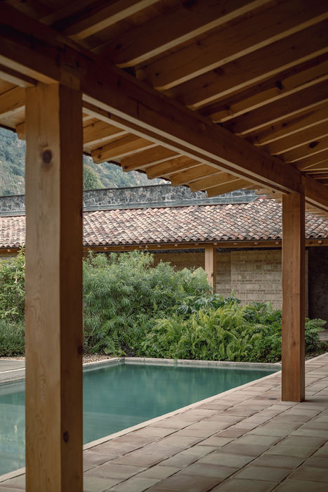 arquitectura, construcción, diseño, residencial, casa, campo, paisaje, vegetación