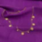 Close up of ViGuora starburst flora pendant gold plated anti tarnish finish