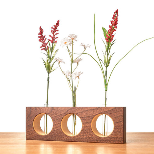 Eclipse Bud Vase - Triple | S.E. Hall Furniture