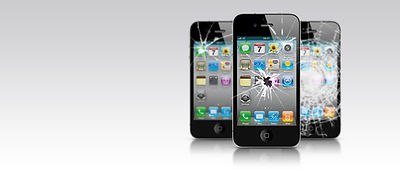 Smashed iPhones