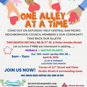 April 18th:  One Alley at a Time