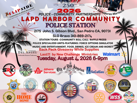 August 4th: Annual Free National Night Out Event