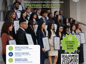 June 30, 2026 Deadline:  Apply for Youth Council 5 Open to ages 16 to 25 interested in policy, leadership, and civic engagement