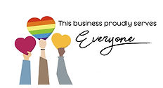 This business proudly Serves Everyone.jp