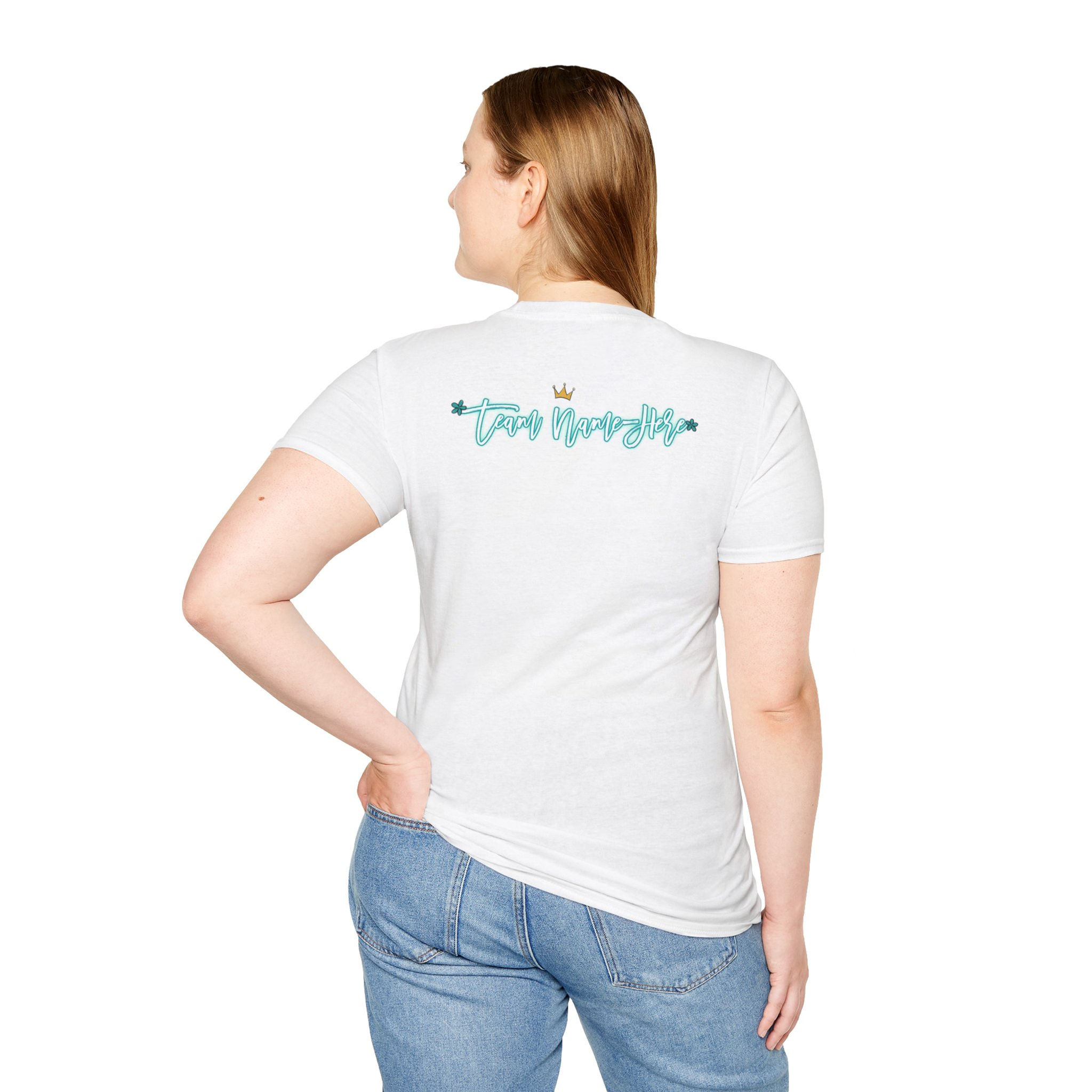 Personalized Adult Together We Fight - Cervical Cancer Awareness Tee