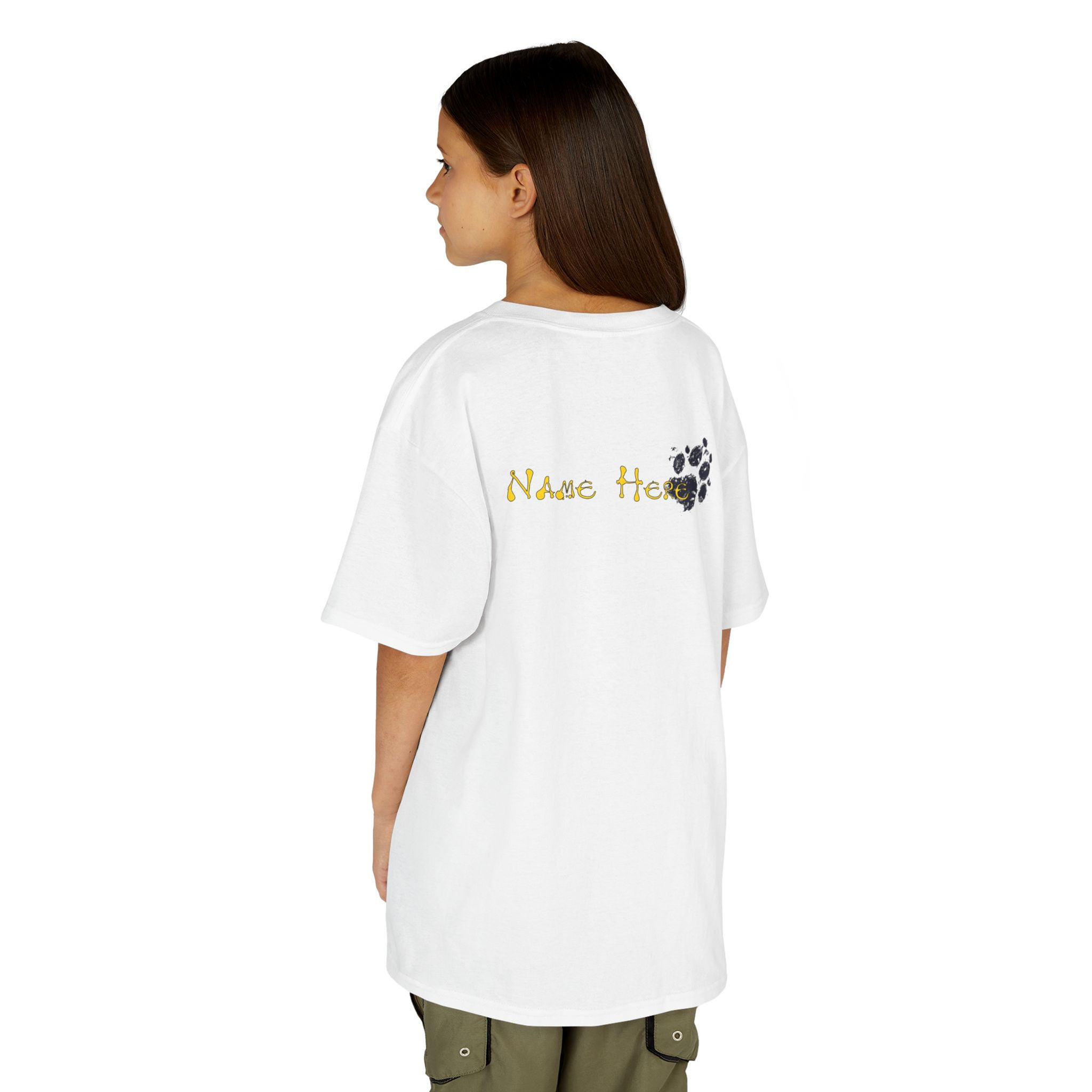 Personalized Kids Bearcats Paw Print Tee