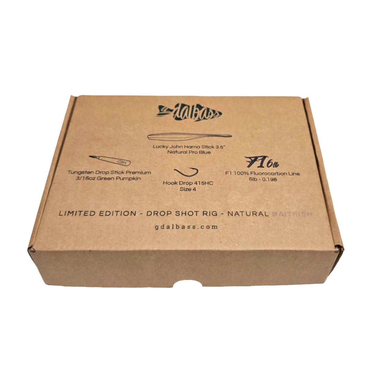 Drop Shot Rig Natural Baitfish Packaging