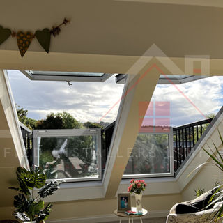 Double Velux Cabrio Window Installation