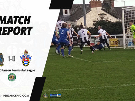 PENZANCE 1, BUDE TOWN 0