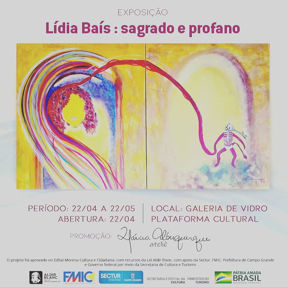 Exposição Lídia Baís - Sagrado e Profano