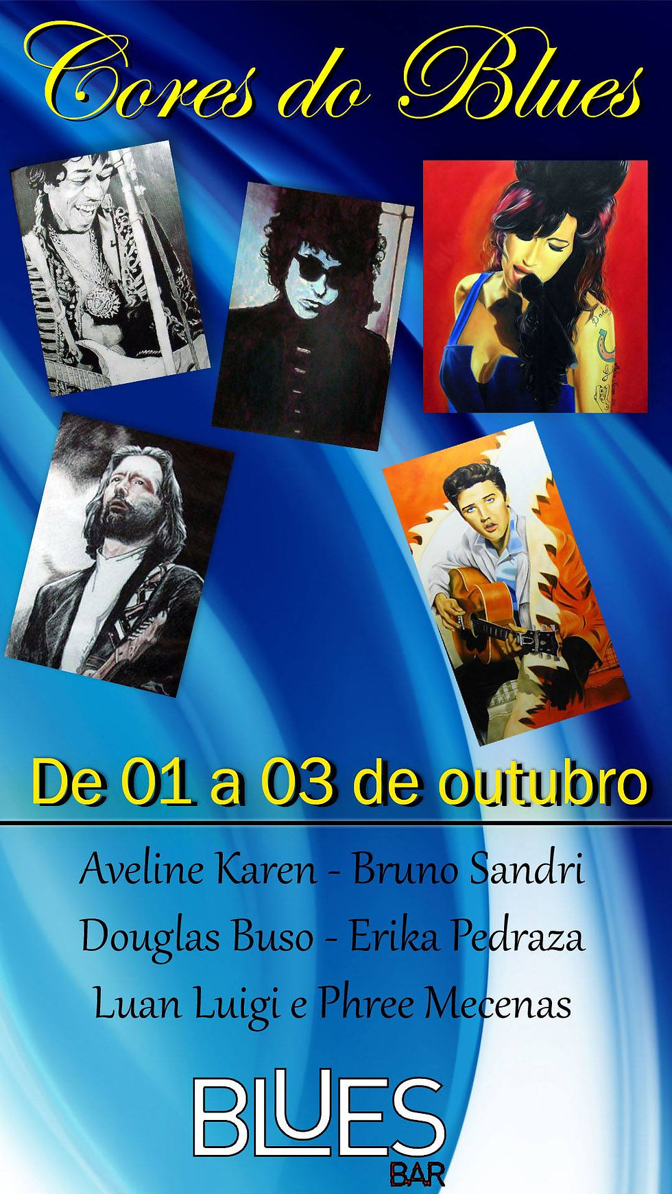 Exposição coletiva Cores do Blues