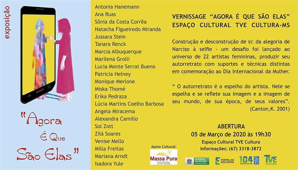Exposição "Agora é que são elas" 2020 TVE