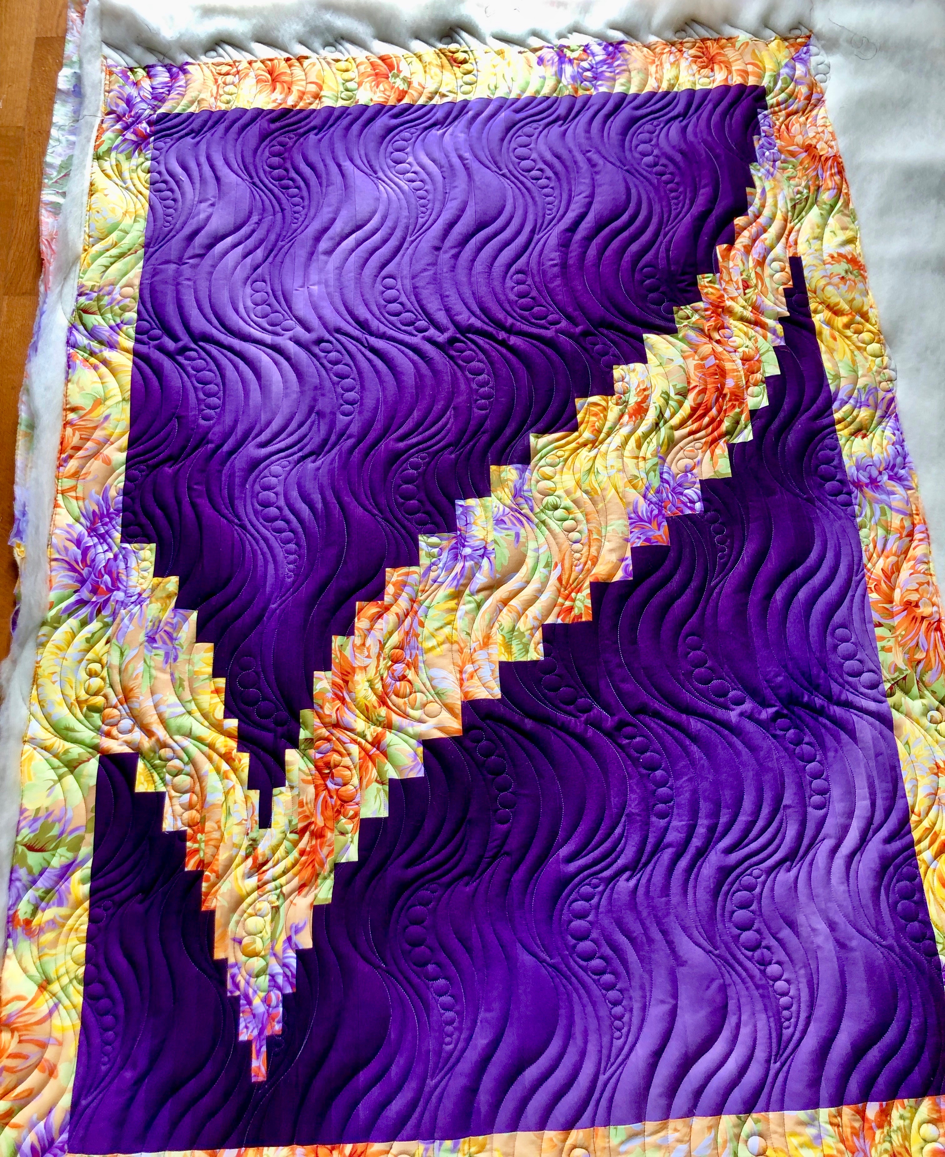 Two Fabric Bargello