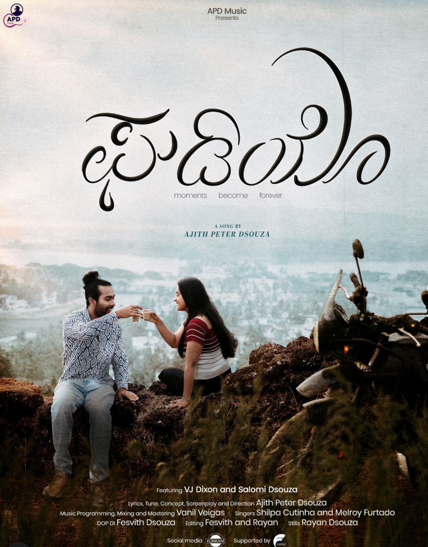 “Ghadiyo" Is Here: Another Heart-Stealing Konkani Hit by APD Souza — Featuring VJ Dixon, Salomi, Fresh Sensation Melroy Furtado & Powerhouse Voice Shilpa Cutinha”