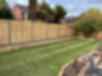 Garden landscaping - new grass