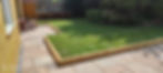 Garden landscaping - new grass