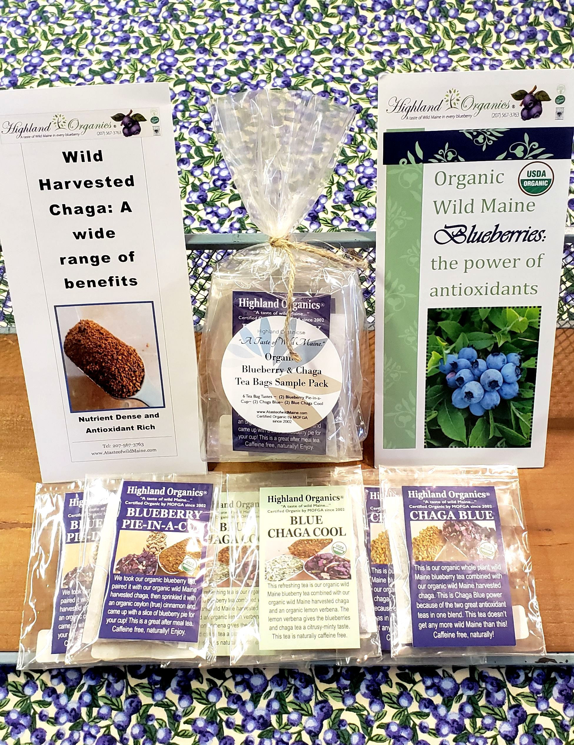 Blueberry & Chaga Tea Bag Variety Pack