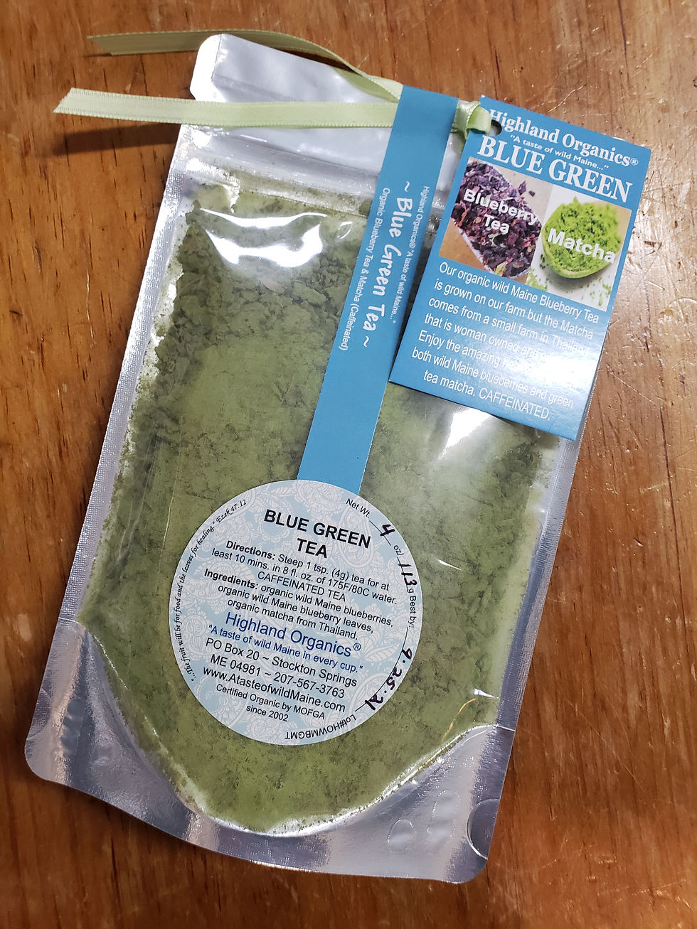 Thumbnail: 'Blue Green Matcha' Tea, By the Ounce 