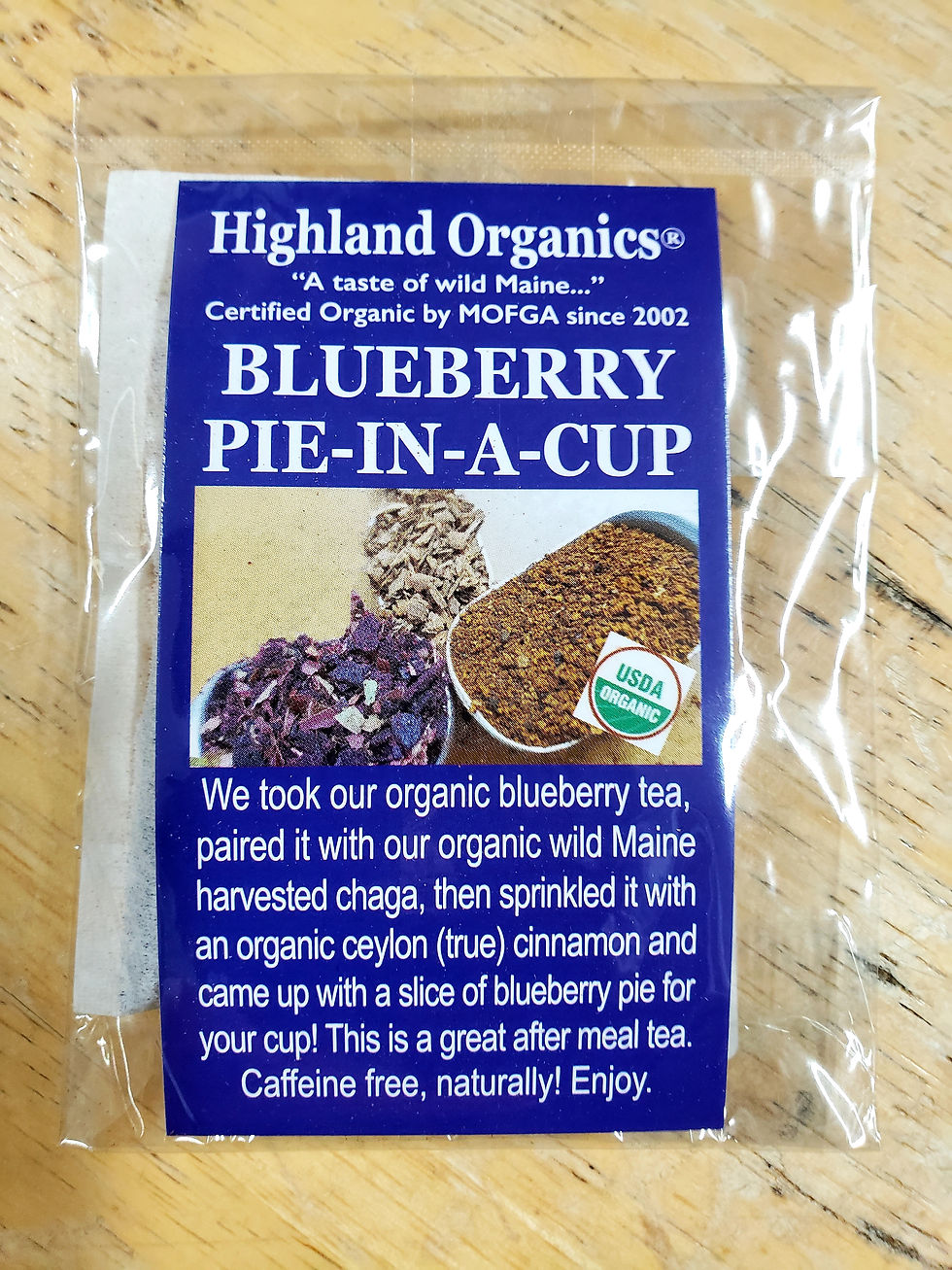 Thumbnail: Blueberry Pie-in-a-Cup Tea Bag