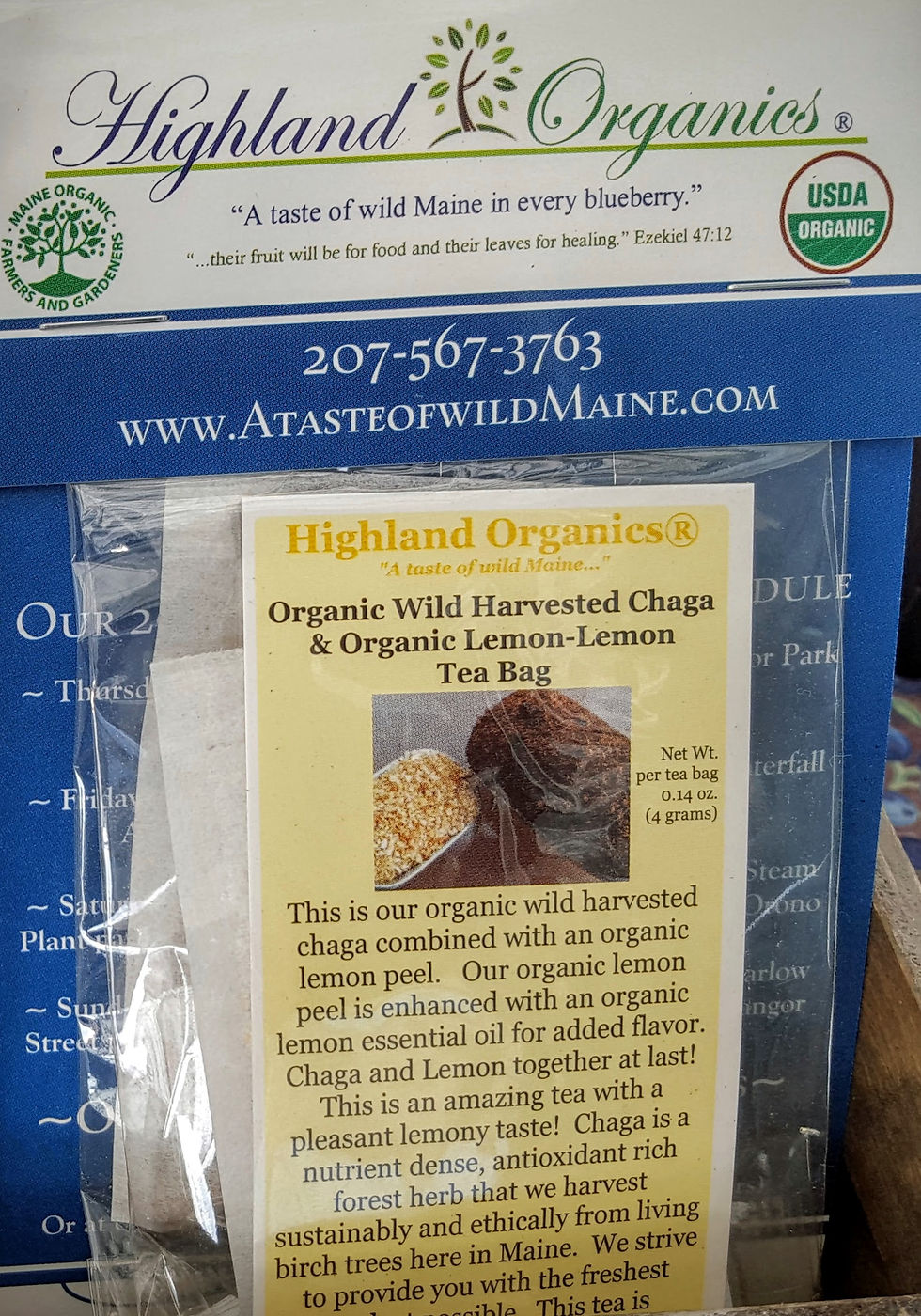 Thumbnail: Squeeze-Me Chaga Tea Bags