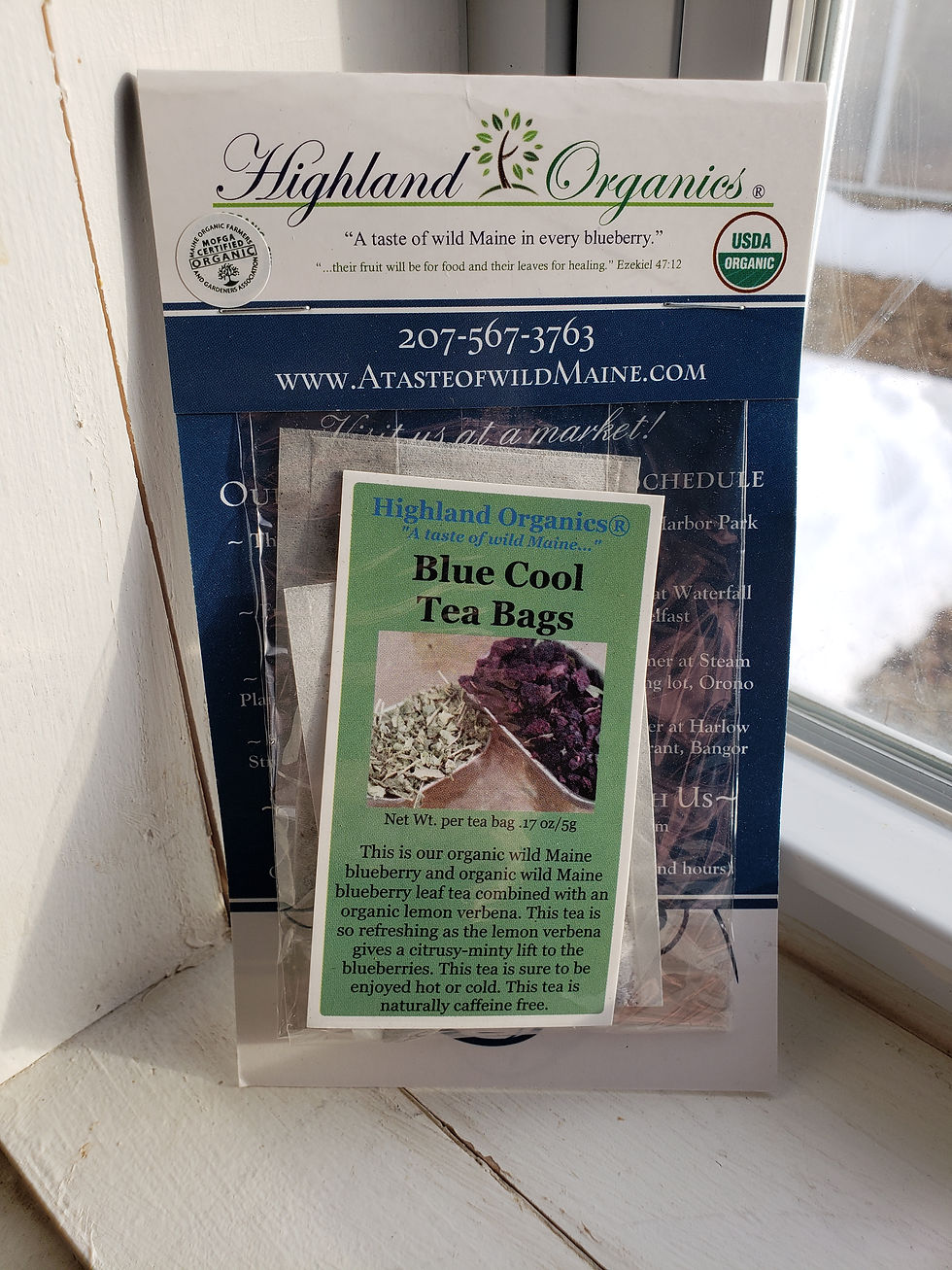 Thumbnail: Blue Cool Tea Bag