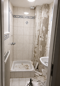 Salle de douche avant rénovation