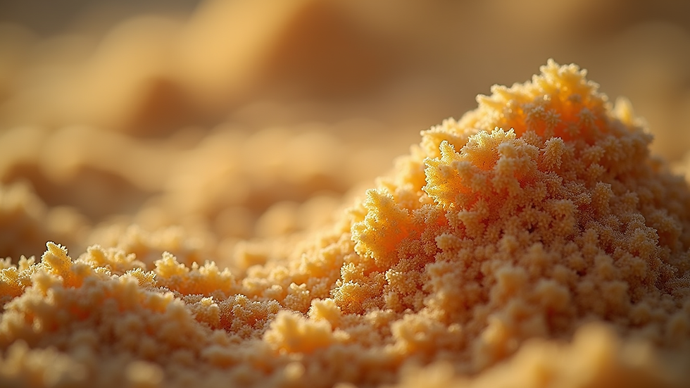 Close-up de tecido orgânico com textura natural
