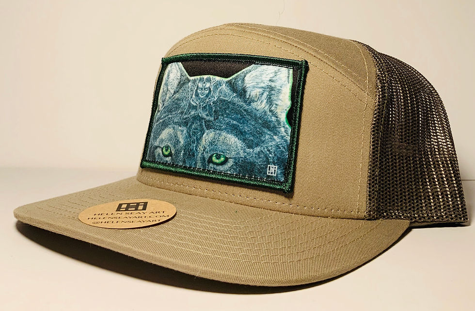 Thumbnail: Wolf Eyes - Flat Bill Hats