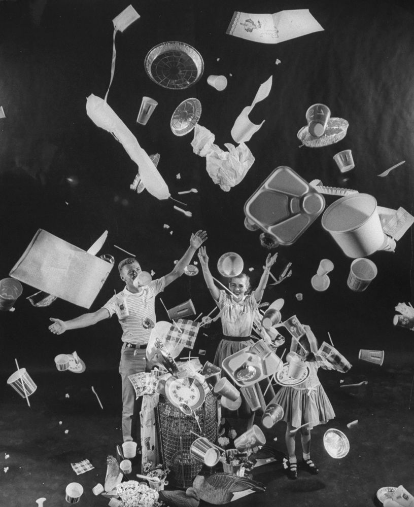 "Throwaway Living," was published in LIFE magazine on August 1, 1955. Photo Credit: 5 Gyres