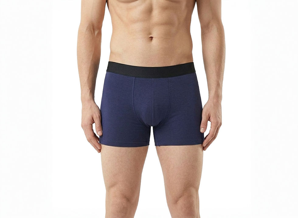 Thumbnail: Men's Comfortable Cotton Trunk With Micro Nylon Elastic 