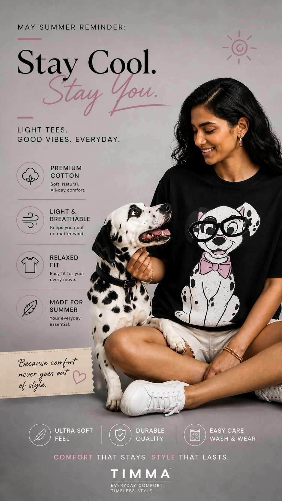 Thumbnail: Sale: Oversized Cotton T-Shirt for Women - Black