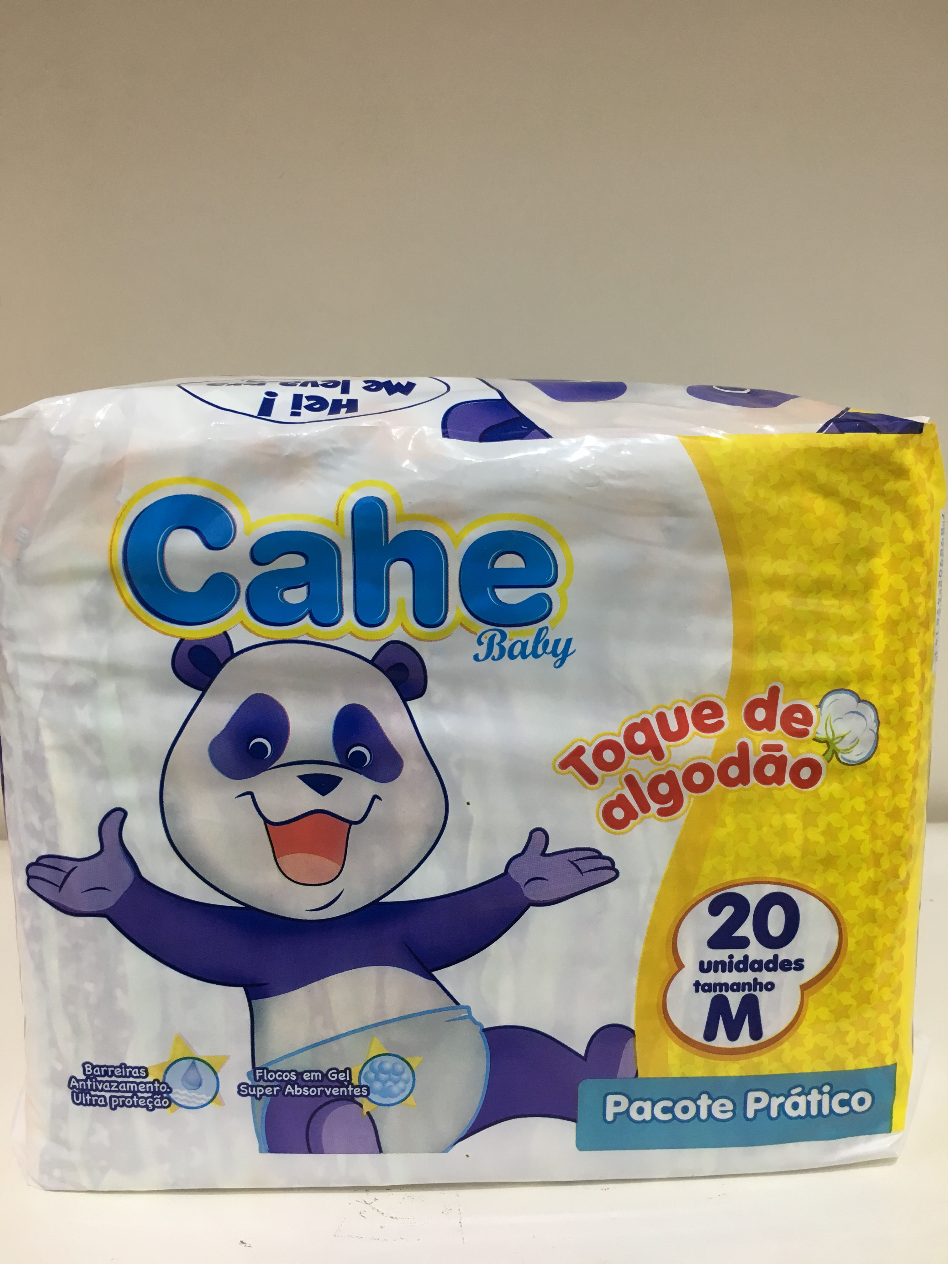 FRALDA CAHE BABY PACOTE PRÁTICO