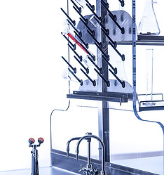 Laboratory Pegboard Drying Rack