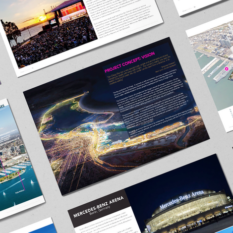 Mockup of presentation slides